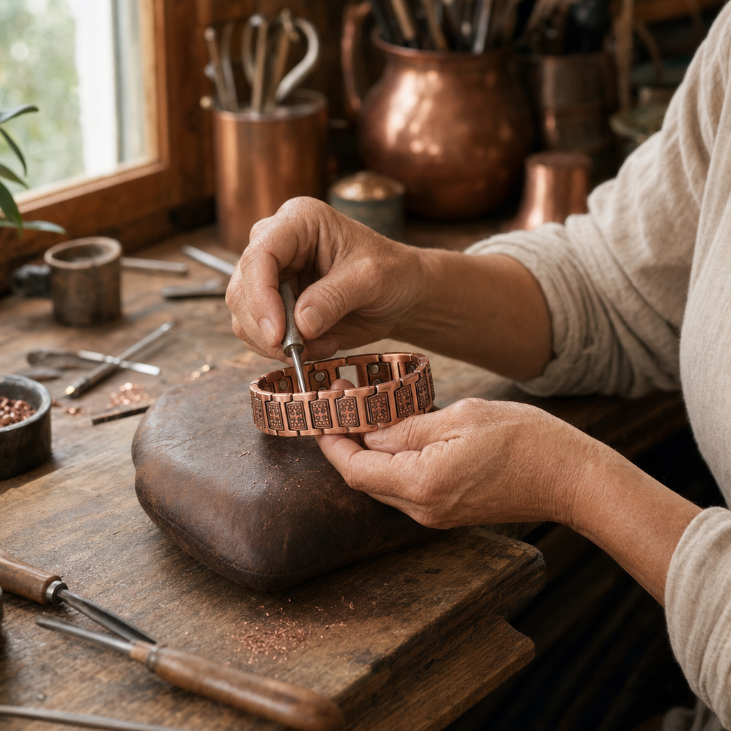 Squall Men's Copper Bracelet