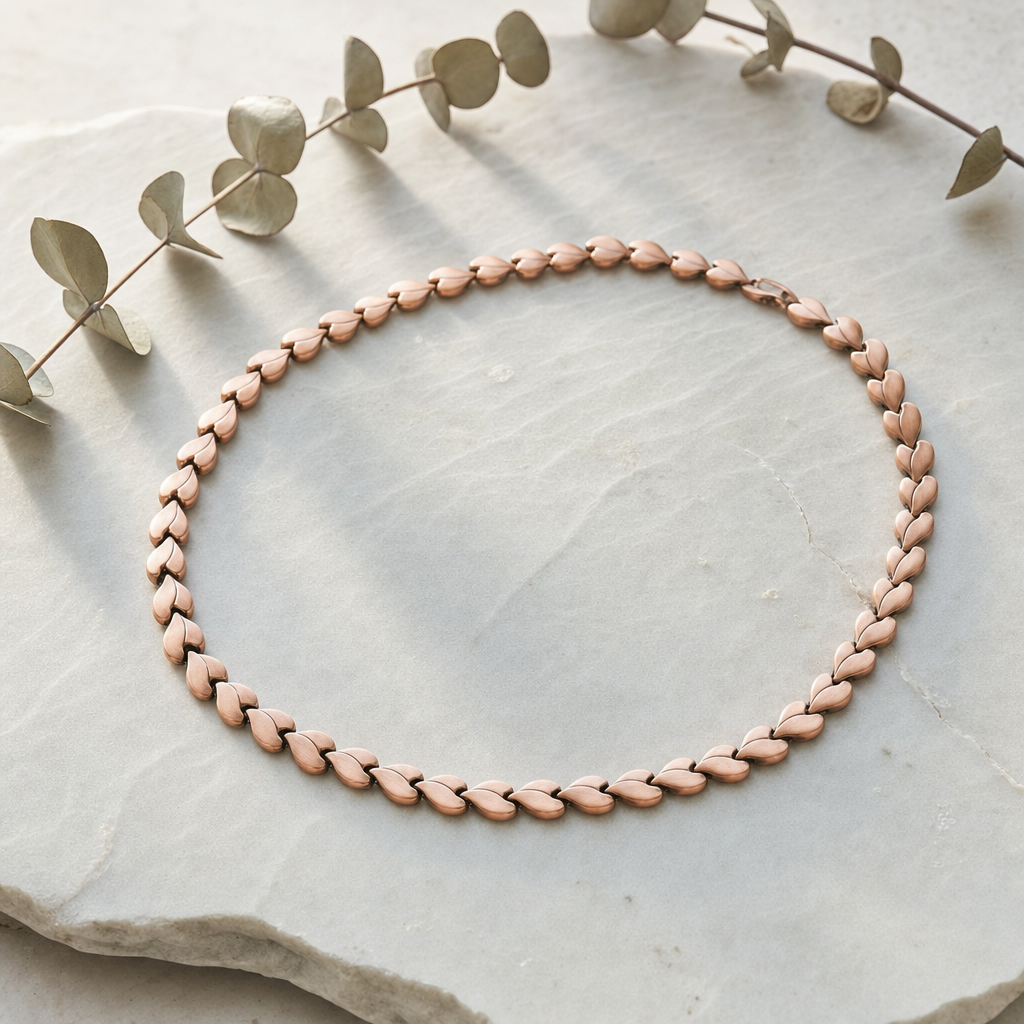 Thistle Copper Necklace