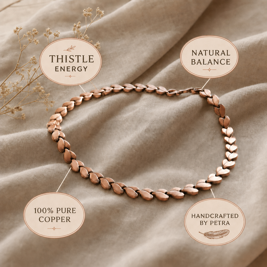 Thistle Copper Necklace