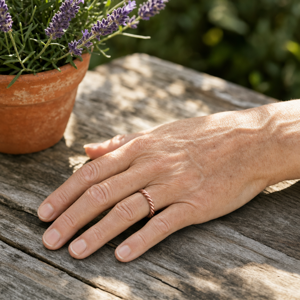 Copper Twine Ring
