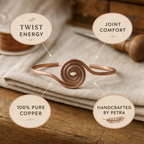 Twist Copper Anklet