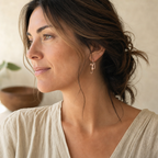 Whorl Copper Earrings