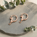 Whorl Copper Earrings