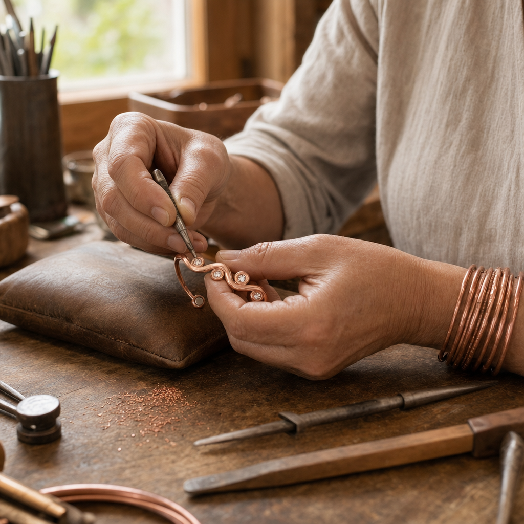 Wren Copper Bracelet